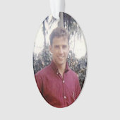 ジョーバイデン氏の若い熱いスタイル オーナメント (正面)