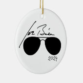ジョーバイデン氏アビエーター2024 セラミックオーナメント (右)