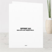 ジョーバイデン氏ウンチおもしろい誕生日カード カード (裏面)