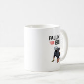 ジョーバイデン氏オフサイクリングバイデン氏バイクミームファン コーヒーマグカップ (正面右)