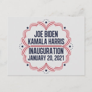 ジョーバイデン氏カマラハリスオープニング2021 ポストカード
