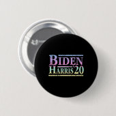 ジョーバイデン氏カマラハリス2020選挙アンチトランプ 缶バッジ (正面&裏面)