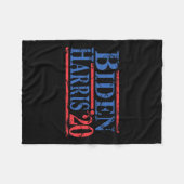 ジョーバイデン氏カマラハリス2020 フリースブランケット (正面(横))