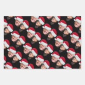 ジョーバイデン氏カマラハリス2020 Santa Hats付き ラッピングペーパーシート (正面)