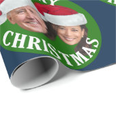 ジョーバイデン氏カマラハリス2020 Santa Hats付き – 青 ラッピングペーパー (ロールコーナー)