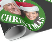 ジョーバイデン氏カマラハリス2020 Santa Hats付き – 黒 ラッピングペーパー (ロールコーナー)