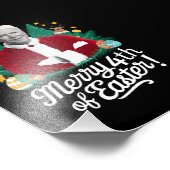 ジョーバイデン氏クリスマスメリーサンタ4thのイースタークリスマス フォトプリント            (角)