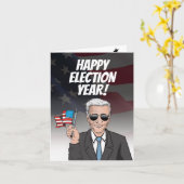 ジョーバイデン氏グリーティング カード (黄色い花)