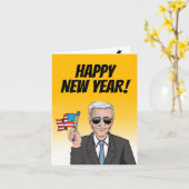 ジョーバイデン氏グリーティング カード (黄色い花)