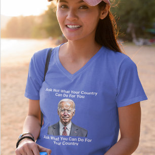 ジョーバイデン氏ケネディ引用文2024年選挙 Tシャツ