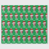 ジョーバイデン氏サンタ知ってる ラッピングペーパー (フラット)