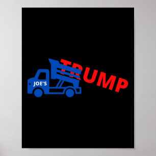 ジョーバイデン氏トランプダンプトラック ポスター