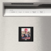 ジョーバイデン氏トランプ帽をかぶった マグネット (インサイチュ (食洗機))