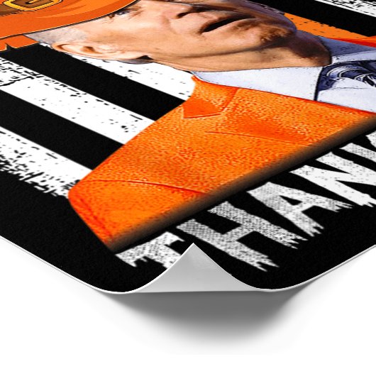 ジョーバイデン氏ハッピーハローウィンメリー感謝祭US F ポスター (角)