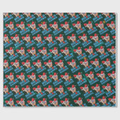 ジョーバイデン氏ハリスクリスマスサンタハット ラッピングペーパー (フラット)