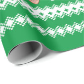 ジョーバイデン氏パターンホリデイ ラッピングペーパー (ロールコーナー)