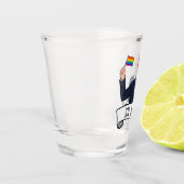 ジョーバイデン氏プライド ショットグラス (左)