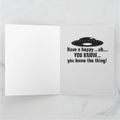 ジョーバイデン氏プロジェクトブルービームおもしろい誕生日カード カード (内部)