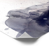 ジョーバイデン氏ポートレート水彩画 ポスター (角)