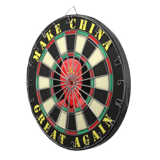 ジョーバイデン氏メイク中国素晴らし再サタおもしろいイヤ ダーツボード (正面右)