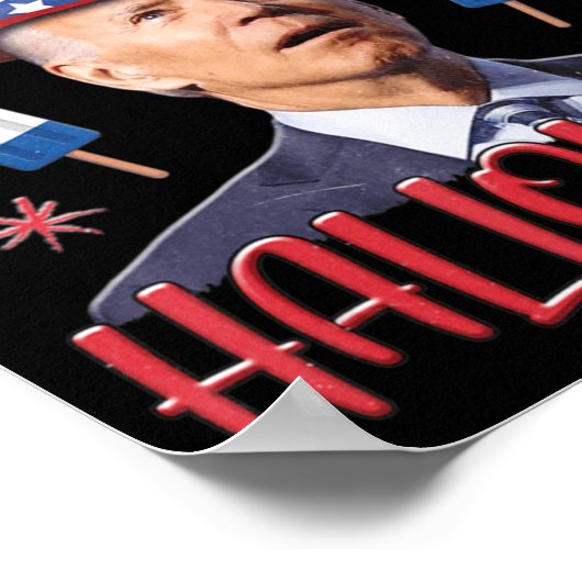 ジョーバイデン氏メリーハロウィーン4Oの4番目を混乱 ポスター (角)