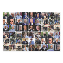 ジョーバイデン氏ラッピング紙