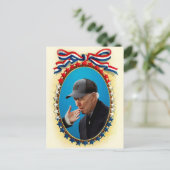 ジョーバイデン氏ヴィンテージスタイル ポストカード (スタンド正面)