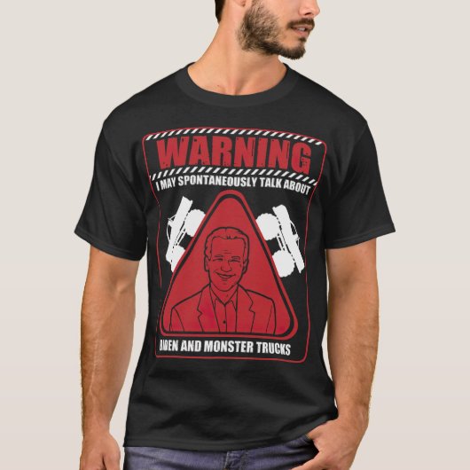 ジョーバイデン氏大統領モンスター型枠仏教 Tシャツ (正面)