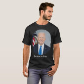 ジョーバイデン氏大統領公式2021ポートレート Tシャツ (正面フル)