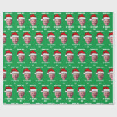 ジョーバイデン氏愛国的なメリークリスマスを混乱 ラッピングペーパー (フラット)