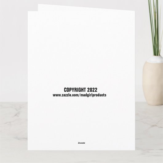 ジョーバイデン氏暗冬おもしろい誕生日カード カード (裏面)