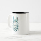 ジョーバイデン氏民主党のロバ ツートーンマグカップ (正面左)