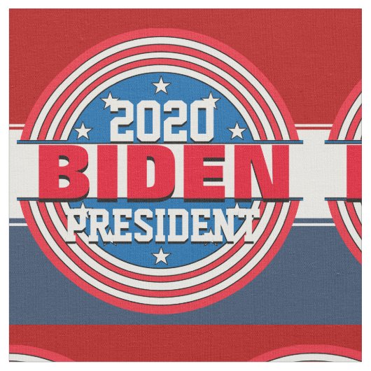 ジョーバイデン氏社長2020 ファブリック (クローズアップ)