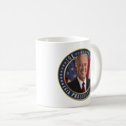ジョーバイデン氏第46代米国大統領記念写真 コーヒーマグカップ (正面右)