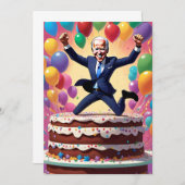 ジョーバイデン氏誕生日カード サンキューカード (正面/裏面)