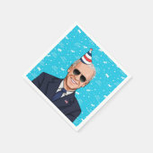 ジョーバイデン氏誕生日 スタンダードカクテルナプキン (角)