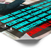 ジョーバイデン氏選挙ポスター ポスター (角)