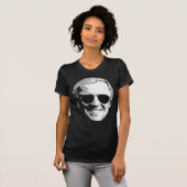 ジョーバイデン氏顔とアビエーター Tシャツ (正面フル)