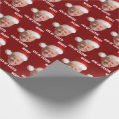 ジョーバイデン氏顔サンタハッピーイースタークリスマスの4th ラッピングペーパー (角)