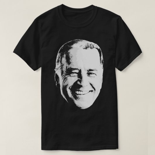 ジョーバイデン氏顔 Tシャツ (デザイン正面)