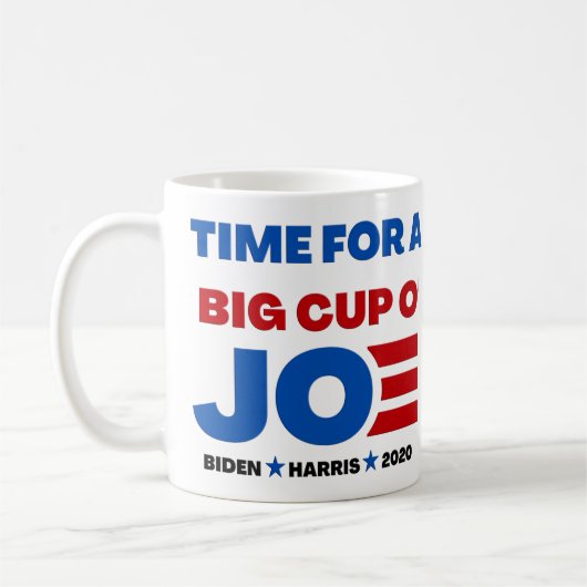 ジョーバイデン氏2020ジョーマグカップの時間 コーヒーマグカップ (左)