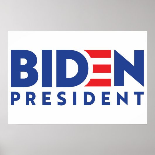 ジョーバイデン氏2020年バイデン氏大統領就任 ポスター (正面)