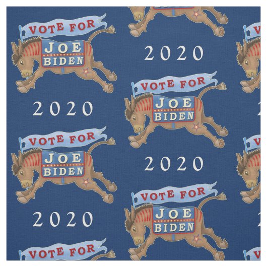 ジョーバイデン氏2020年民主党大統領選挙 ファブリック (見本)