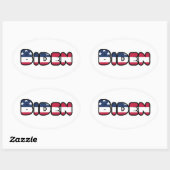 ジョーバイデン氏2020年米国大統領選挙を支持 楕円形シール (シート)