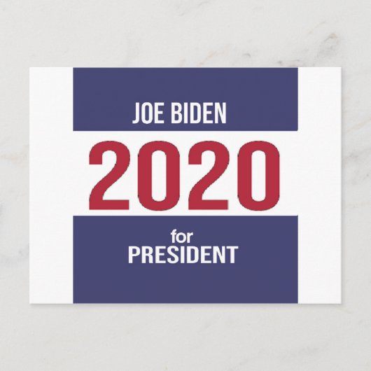ジョーバイデン氏2020年米国大統領選挙 ポストカード (正面)