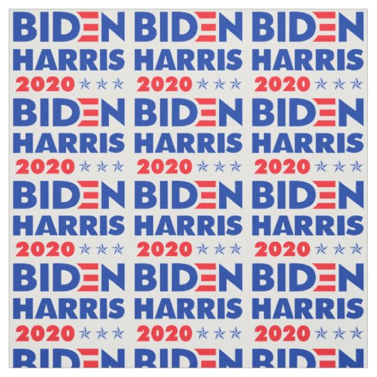 ジョーバイデン氏2020 |ハリス投票ブルー選挙民主党員 ファブリック (見本)