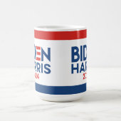 ジョーバイデン氏2024 – カマラハリスブルーレッド コーヒーマグカップ (中央)