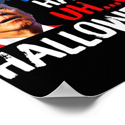 ジョーバイデン氏7月4日ハのおもしろい4日メリーを混乱 ポスター (角)