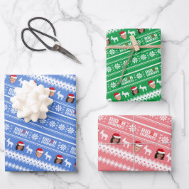 ジョーバイデン氏&カマラハリスクリスマス ラッピングペーパーシート