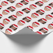 ジョーバイデン氏&カマラハリスクリスマス ラッピングペーパー (角)